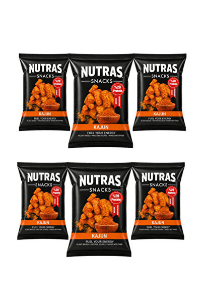 6'lı Kajun Cips 50 g x 6 – Yüksek Proteinli, Katkısız ve Koruyucusuz Atıştırmalık