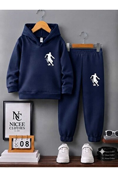Leto Lykia Unisex Tracksuit (White Fire Ball Winter Print on the Left)