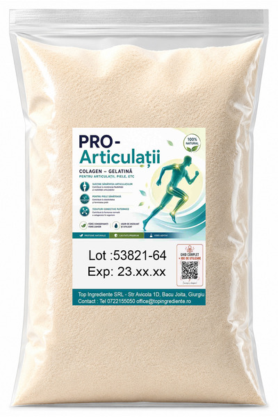 Top Ingrediente PRO Articulatii - Gelatina Alimentara