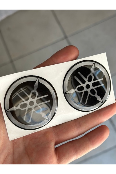 LS2 Yamaha Motorcycle Resin Sticker Filled Sticker 5X5 cm Dimensions