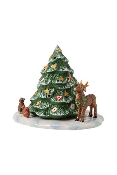 Villeroy & Boch Suport de lumânări din porțelan premium, 23x23x17 cm, Jucării...