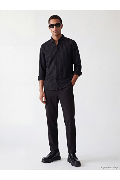 LC Waikiki Lcw Vision Black Regular Fit Men's Trousers