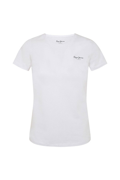 Pepe Jeans Γυναικείο Κοντομάνικο Μπλουζάκι Bellrose N Basic με Λογότυπο XS