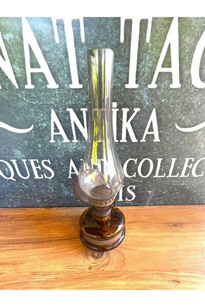 SANAT TACİRİ Antika Cam Gaz Lambası