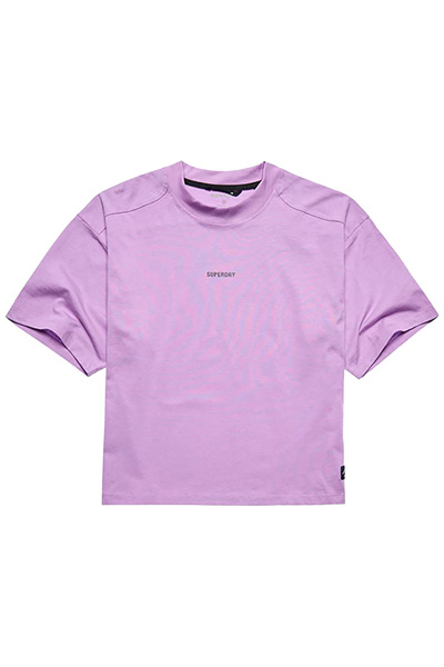 SUPERDRY Γυναικείο Κοντομάνικο T-Shirt Code Tech OS Boxy Tee XS