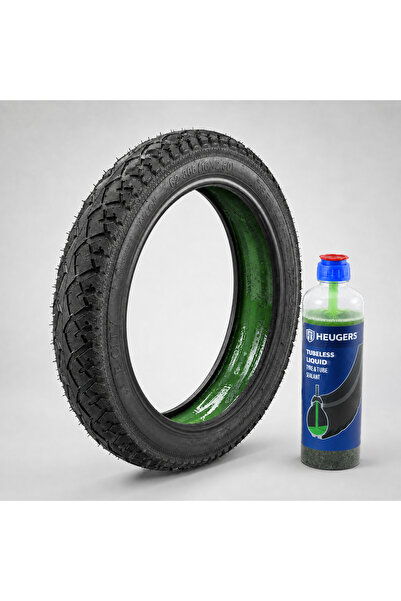 heugers Volta VSX Uyumlu 16x2.50 (62-305) Tubeless Dış Lastik ve 380ml Patlak...