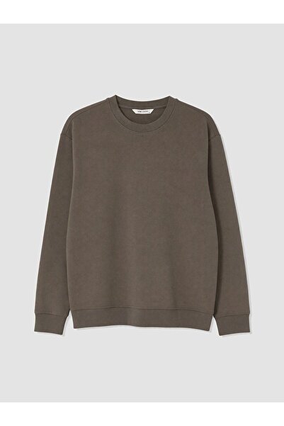 LC Waikiki Lcw vision brown crew neck men's sweatshirt