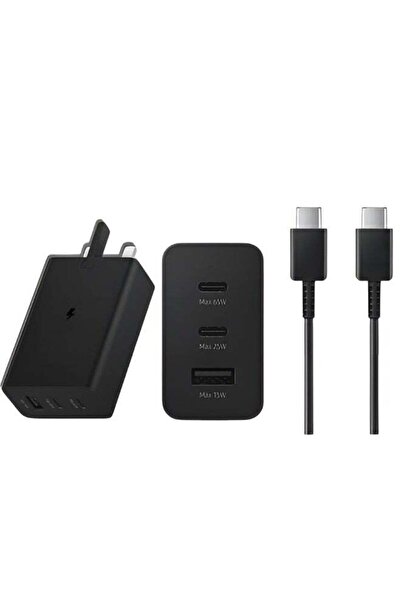 Generic Ryker 65W Fast Charging Wall Charger with USB Port, Two Type-C Ports,...