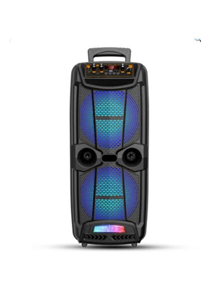 ErginGroup Şarjlı Taşınabilir Fm Destekli Karaoke Mikrofonlu Bluetooth Speaker Mevlüt Cami Toplantı Parti Anfi Hoparlörü Ses Sistemi