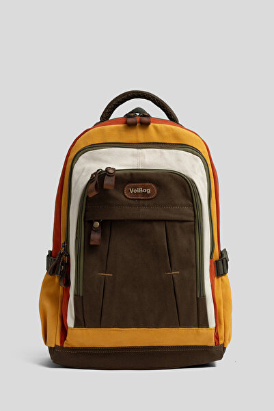 VEIBAG Mugged Black Khaki Water Repellent Washable Gabardine High School Univ...