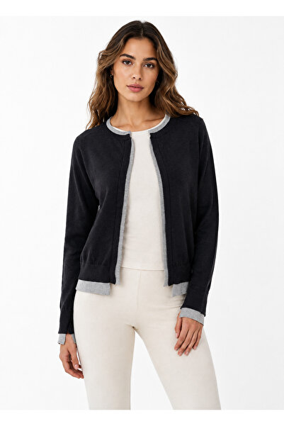 Neden Tekstil Women's Thin Knitwear Basic Cardigan