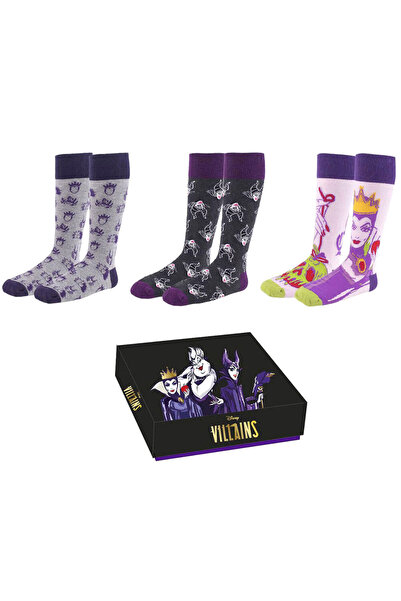Cerda Disney Villains set of 3 pairs of socks