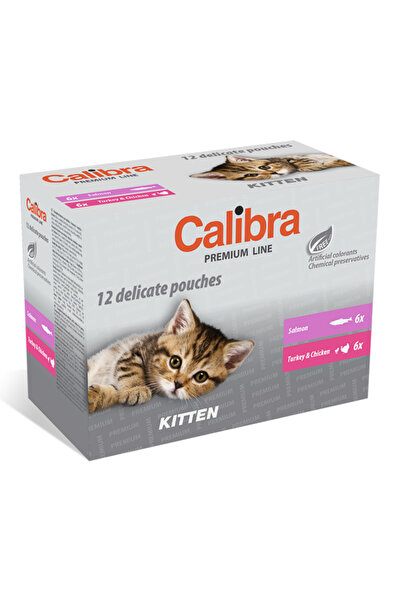 Brit Care Calibra Cat Pouch Premium Line Γάτας Πολυσυσκευασία 12x100 γρ