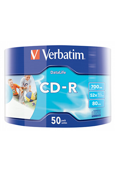 Verbatim CD-R 700MB, VITEZA 52X, WRAPPED 50 BUC, "43794"