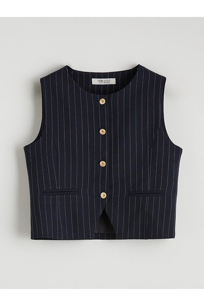 LC Waikiki Vizyon New Season Striped Girls' Classic Vest