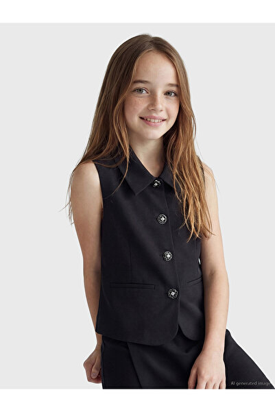 LC Waikiki Nevavm Girl's Classic Vest with a Difference
