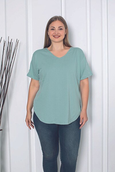 Orly More Women's V-Neck Plus Size T-Shirt