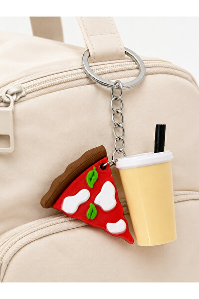 ARPAT NEXT Pizza and Drinks 2-Piece Charm Keychain
