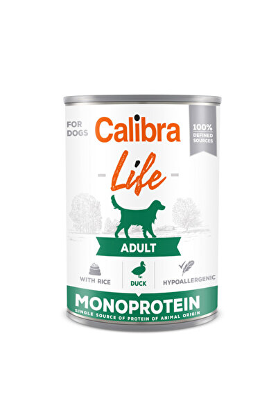Brit Care Calibra Dog Life Adult Патица с ориз 400 г