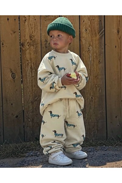 daisydolly Boy's Cotton Animal Patterned Suit