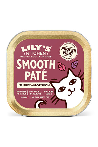 Brit Care Lily's Kitchen Cat Adult Smooth Turkey Pate with Venison 85 g