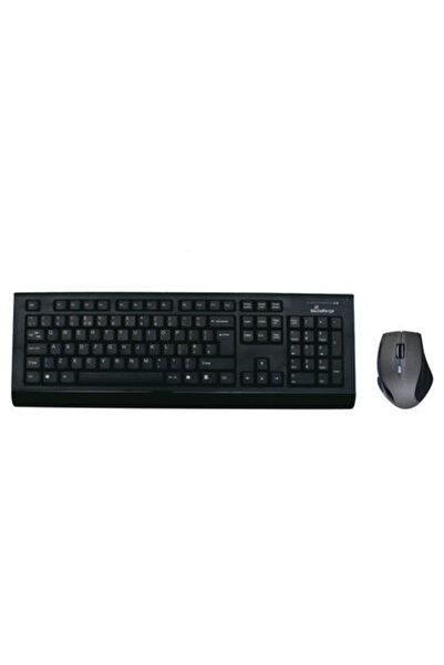 MediaRange Set tastatură wireless și mouse optic cu 5 butoane, QWERTY (UK), n...