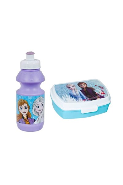 Frozen Set cutie pentru pranz si recipient de apa Frozen, multicolor