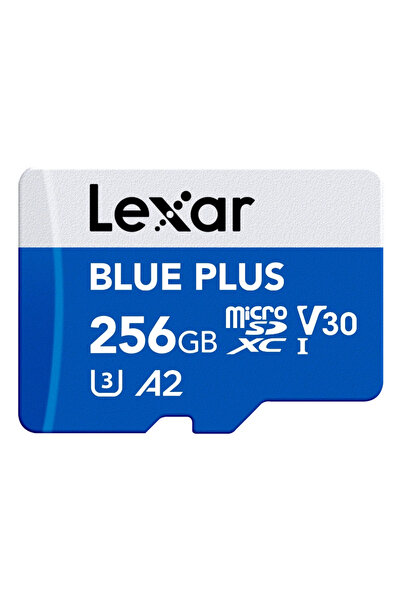 Lexar Card de memorie BLUE PLUS, microSDXC, 256GB, UHS-I, C10/A2/U3 (V30) + A...