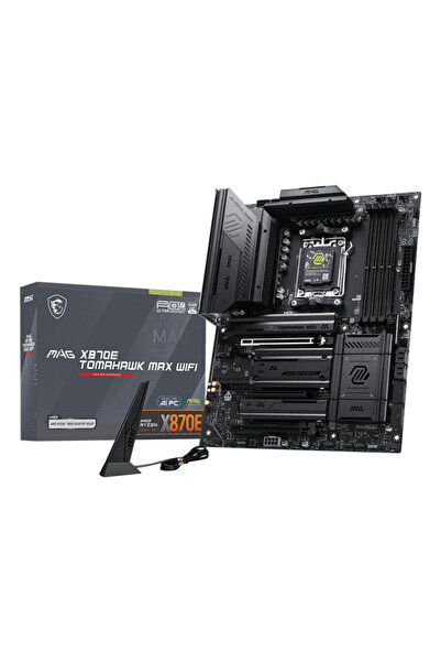 MSI Placa de baza MAG X870E TOMAHAWK MAX WIFI, Socket AM5, DDR5, PCI-E 5.0 "M...