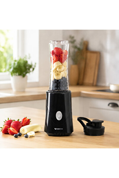 Bergner Blender pentru Smoothie SwissHome Petit, 350 W, Recipient Portabil 60...