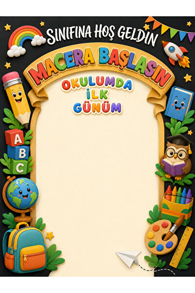 PRİME Concept Koç Stüdyo Sınıfına Hoş Geldin Okulumda İlk Günüm Hatıra Fotoğr...