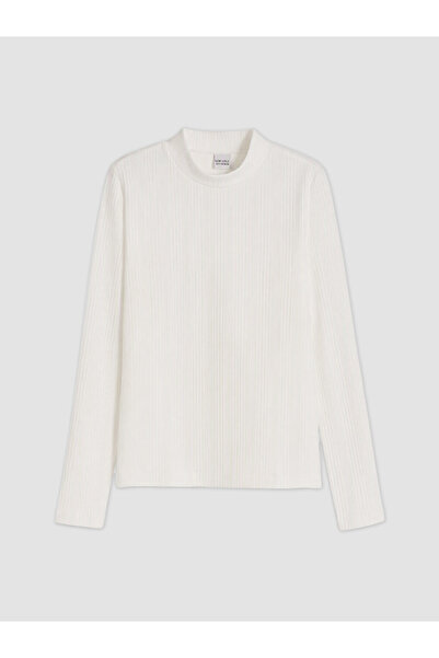 LC Waikiki Stand Collar Girl's T-Shirt