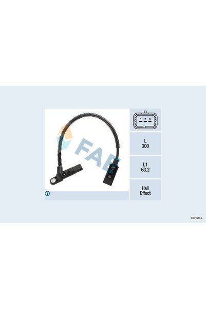 FAE DPMIX-HB EKSANTIRIK MIL POZISYON SENSORU 301 206 308 C-ELYSEE C4 II DS3 1.6HDI EURO5 (23365