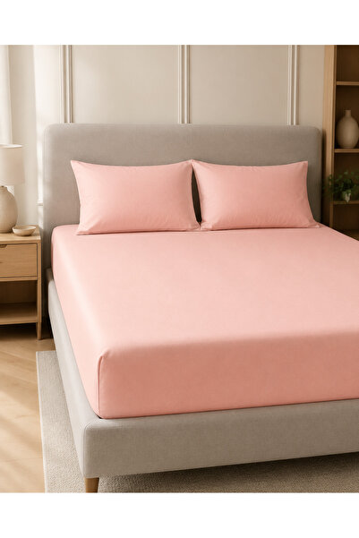 H&F Trendline King Size Double Elastic Sheet Set 180X200 cm + 2 Pieces 50X70 ...
