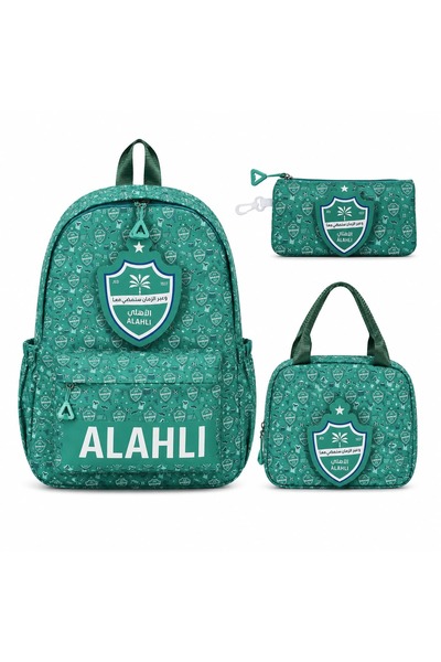 KAZUKO Sports Club Bag Set 3 Pieces Backpack Handbag and Pencil Case with Fav...