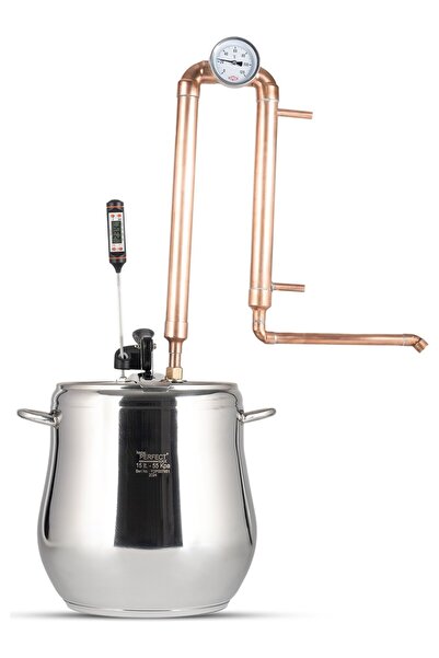 Bitkisel Damıtma imbik Damıtma Sistemi MESH DOLGULU 15 Litre