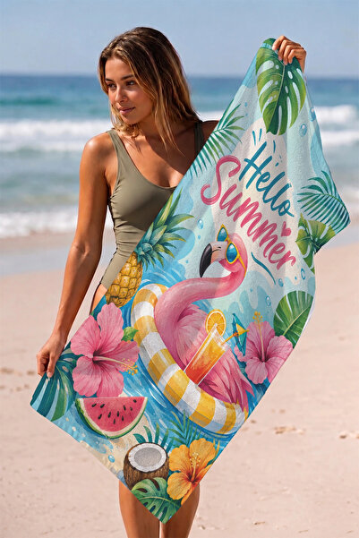 Valerine Life Beach Towel 70X140Cm Pool Spa Sauna Sports Cotton Absorbent Fla...
