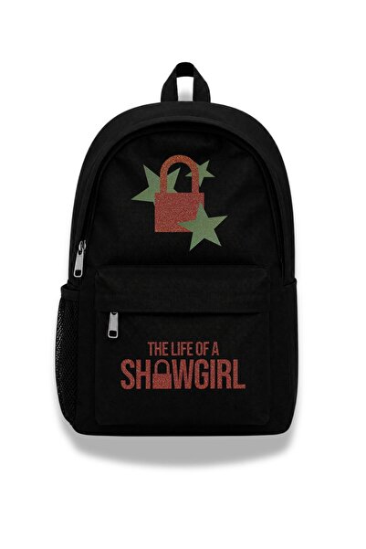 Fuddy Moda حقيبة ظهر مطبوعة بتصميم The Life of a Showgirl للجنسين، حقيبة مدرس...