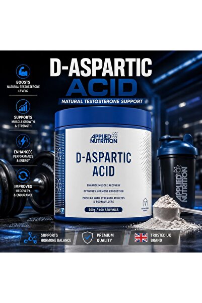 applied nutrition Daa d-Aspartic Acid 300g 100 Servings - scoop 3 gr
