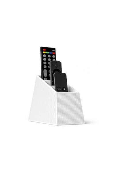 OEM Organizator telecomenzi, 3 compartimente, design modern cu dungi, pentru ...