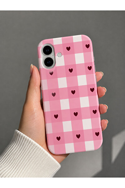 BM CASE İphone 16 Kuromi - pink temalı şık kılıf