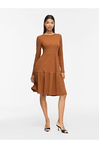 VILA Minikleid VIHOLLIE Langärmeliges