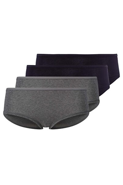 Skiny Damen-Slips, 4er-Pack - Advantage Cotton Stretch, Slip, Baumwoll-Stretch