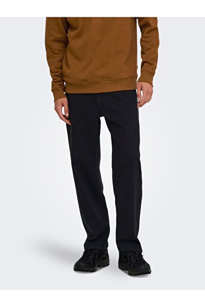 Only & Sons Blugi largi ONSFADE cu talie medie