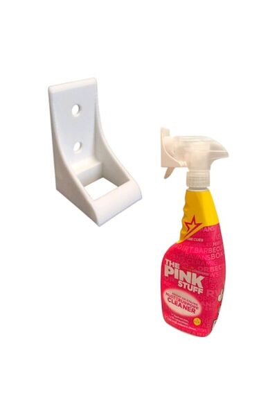 OEM Set de 4 suporturi de perete pentru sticle cu pulverizator, organizator u...
