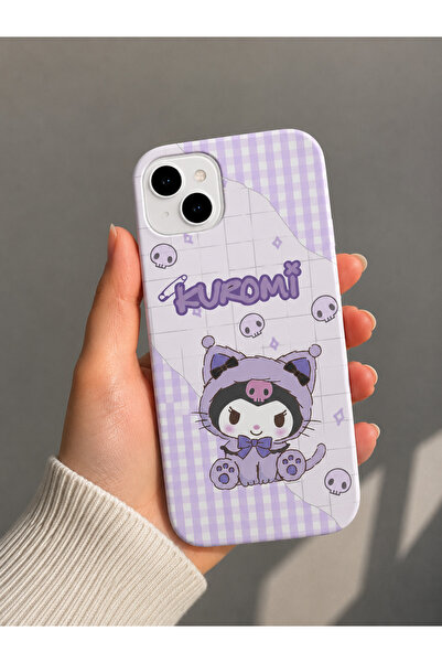 Genel Markalar BM CASE İphone 13/14/15 Kuromi - pink temalı şık kılıf