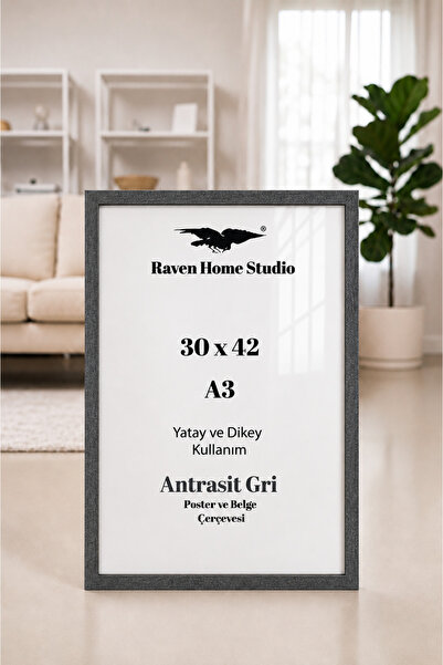 Raven A3, 30x42cm antracit sivi okvir, okvir za slike i poster, okvir za foto...