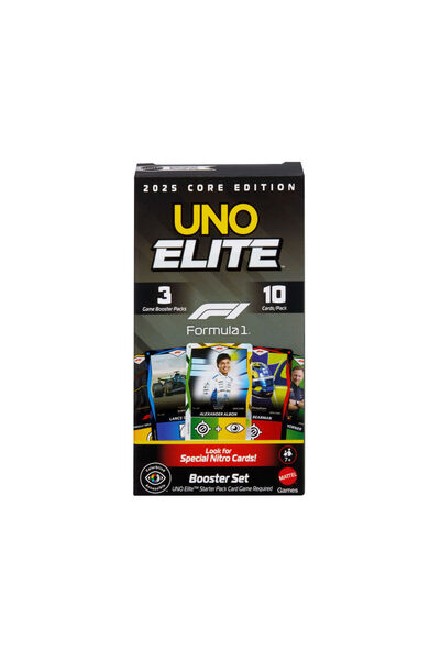 mattel Joc de cărți UNO Elite F1 Booster Pack