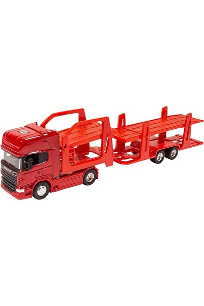 WELLY 1:64 Ölçek Araç Taşıma Tırı