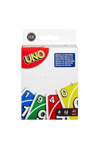 mattel UNO Braille card game